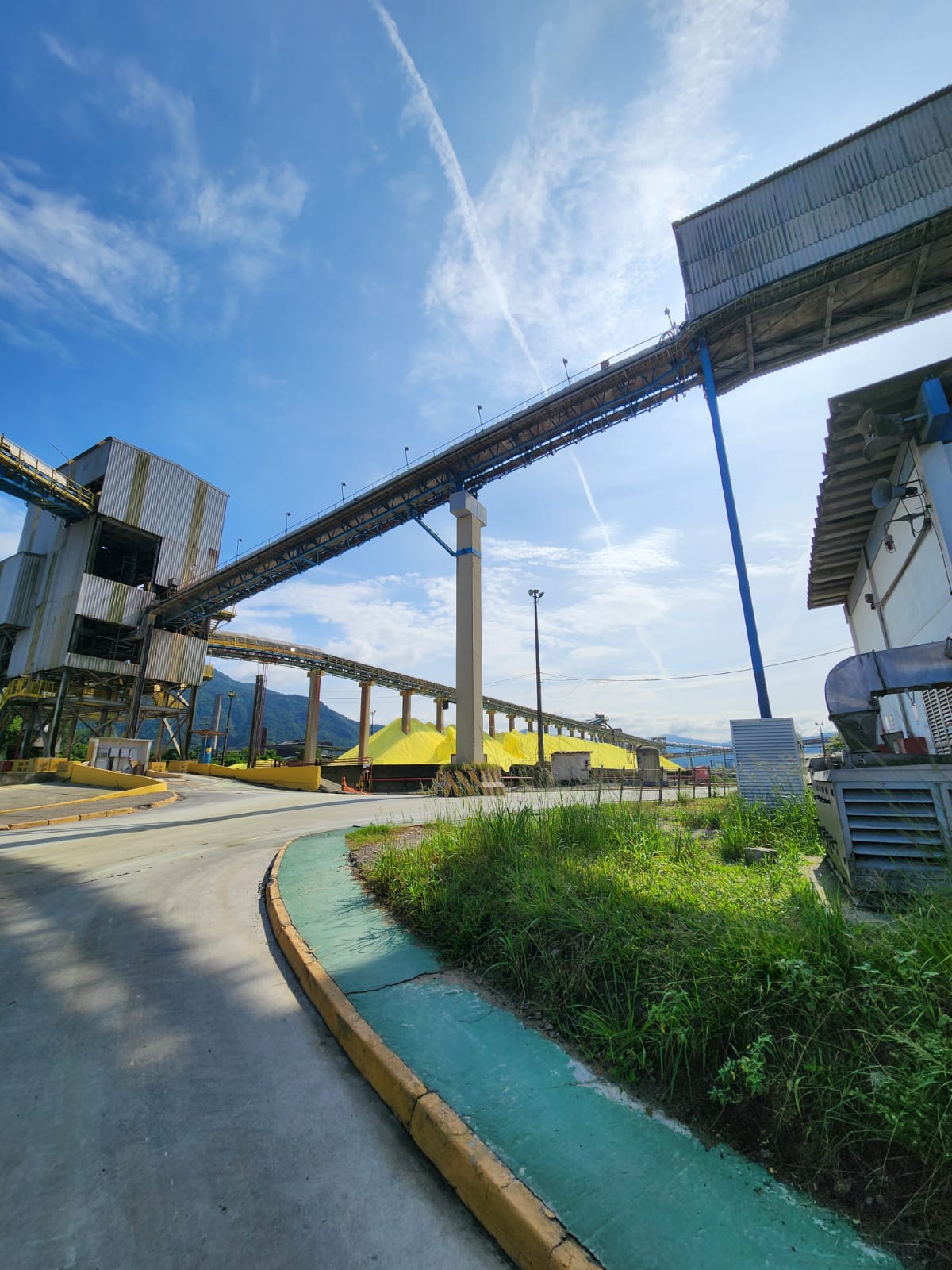 VLI/TIPLAM — Engenharia elétrica e automação para controle de poeira 2 Transportadores e estruturas da rota de enxofre analisados no TIPLAM