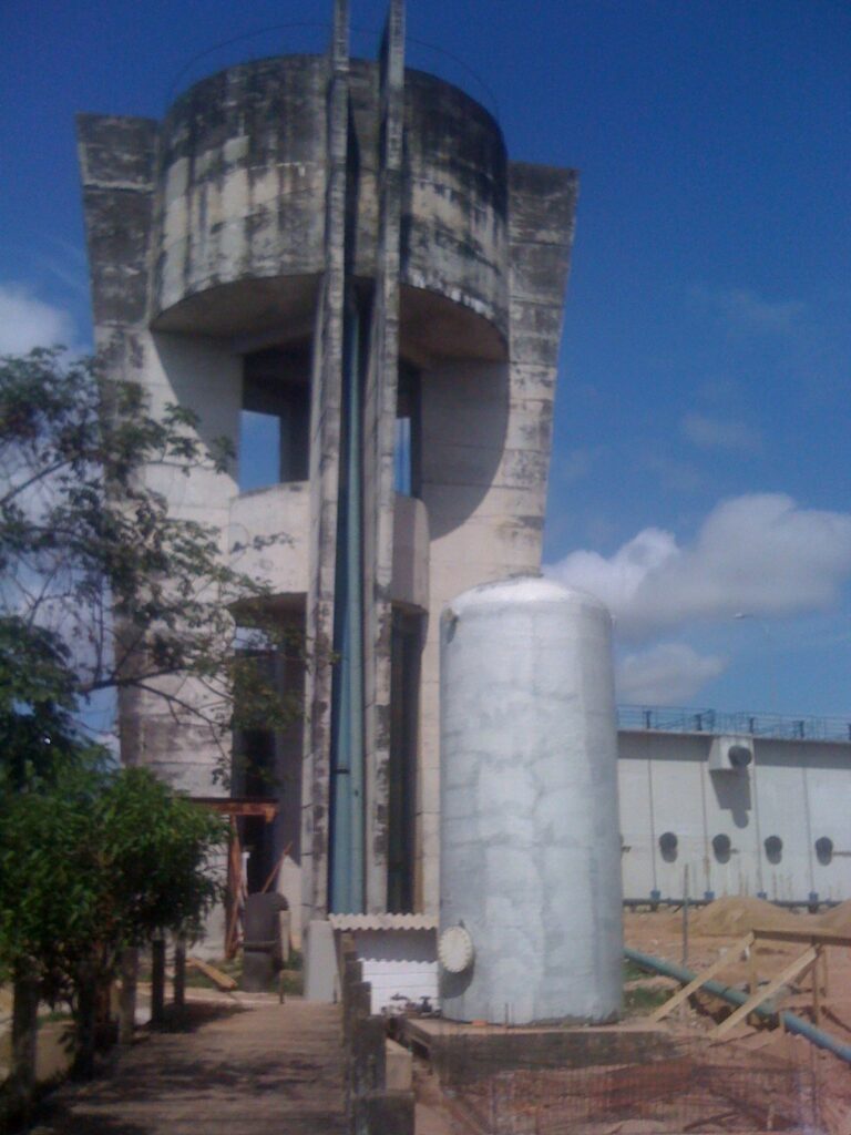 Projeto de água e esgoto de Marabá — reservatorio