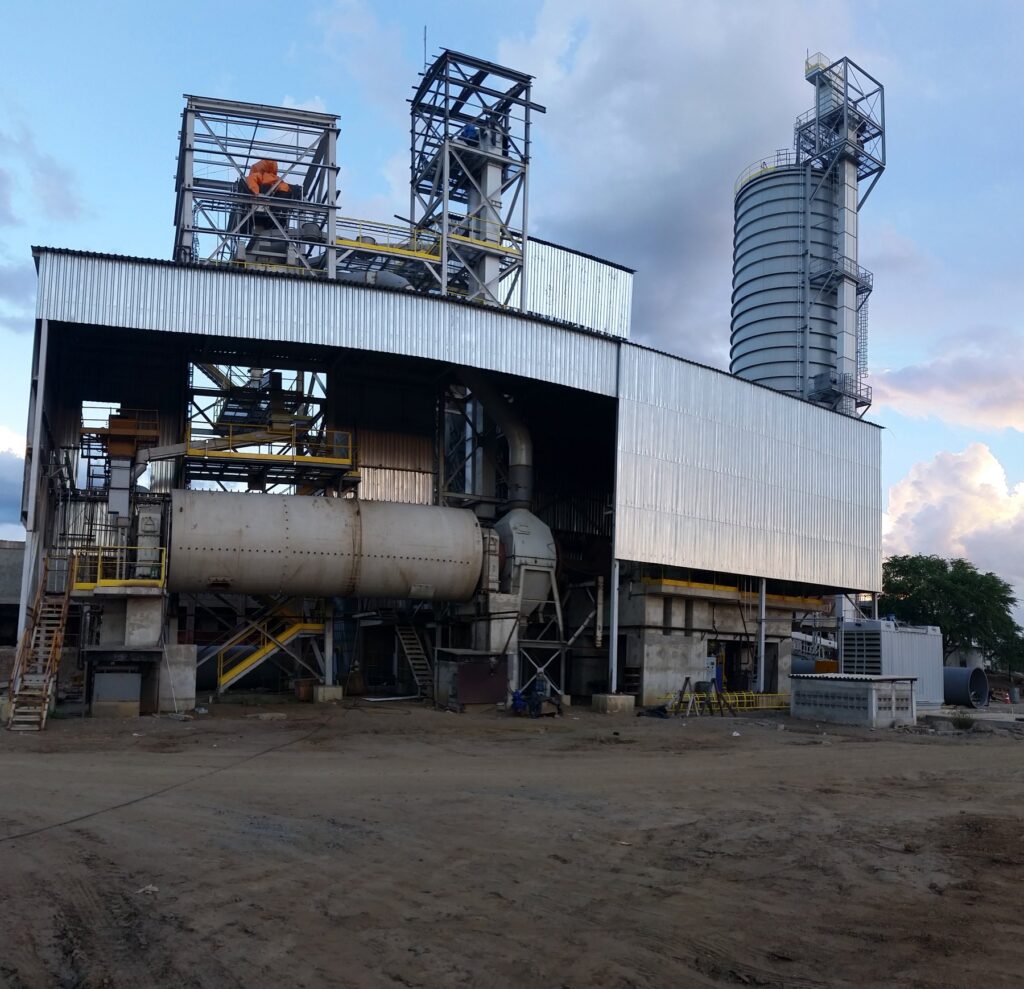 Projeto industrial da SRM — moagem