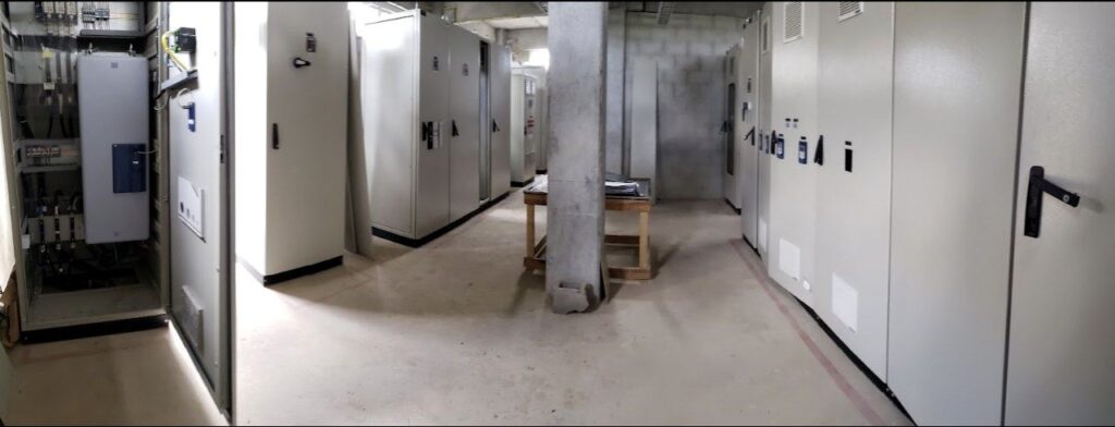 Painéis e automação da moagem de cimento da Valobras — sala