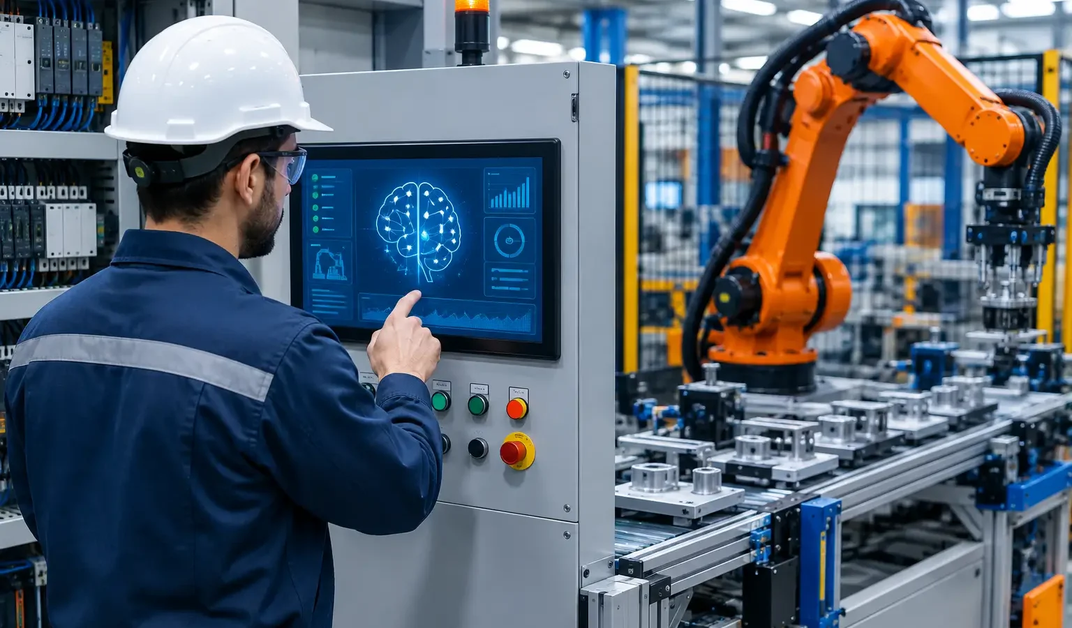 Inteligência artificial na automação industrial