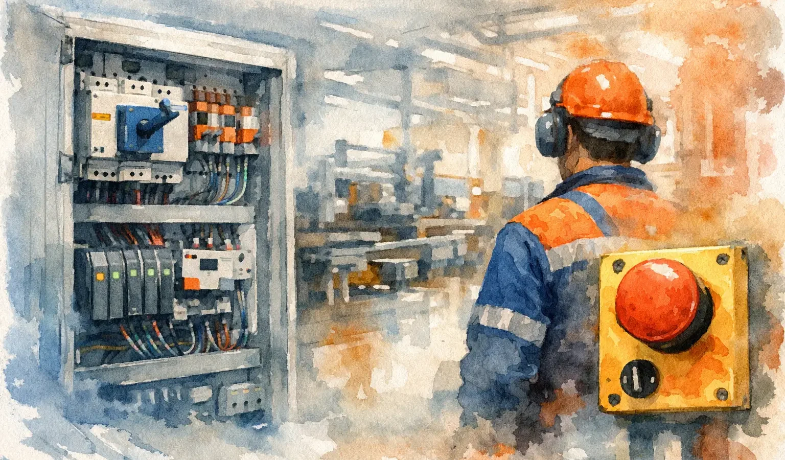 Seccionamento e Parada de Emergência IEC 60204